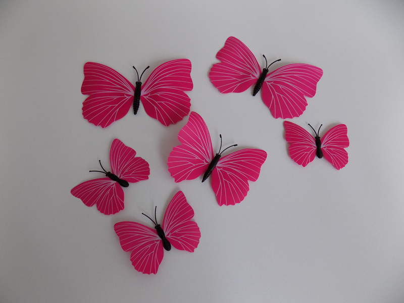 Dekorace 3d motýla