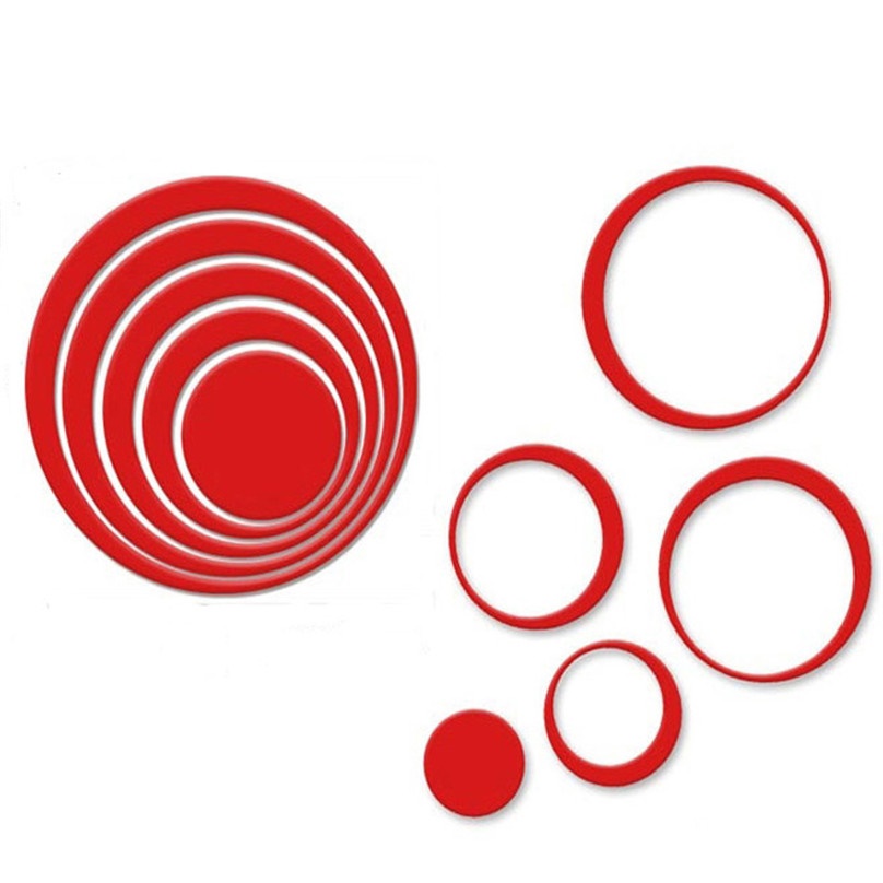 3D Kruh červený