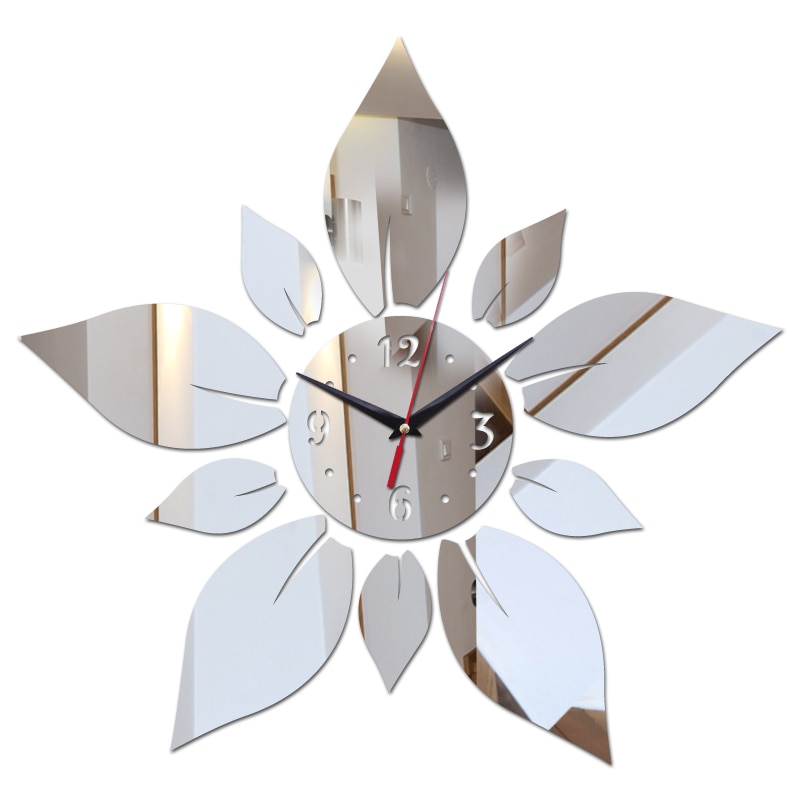 Moderní nástěnné hodiny Big Flower