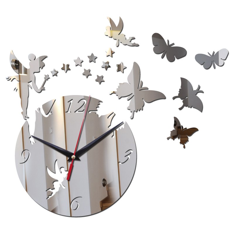Moderní nástěnné hodiny Butterfly