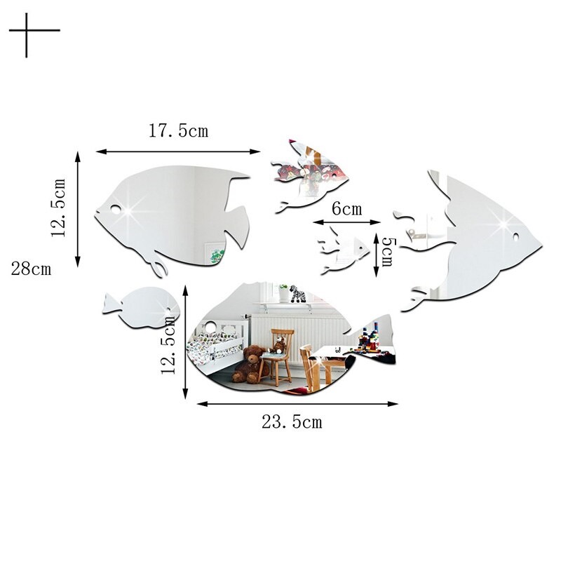 Dekorativní zrcadlo rybičky III